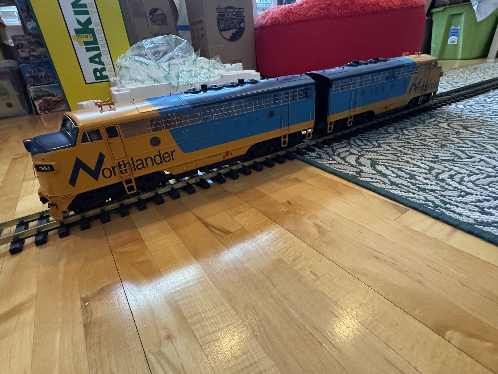 MTH G Scale Train, engine and cars.