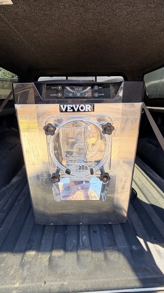 Vevor YKF-618 Commercial Soft Serve Ice Cream Machine - 16-20L/h, 1400W, 110V/60Hz