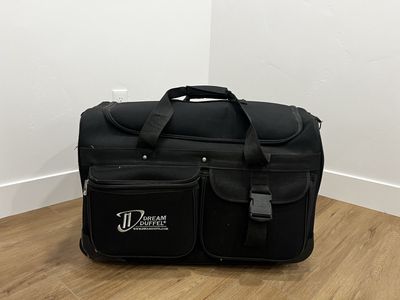 Dance competition apparel rolling duffel bag
