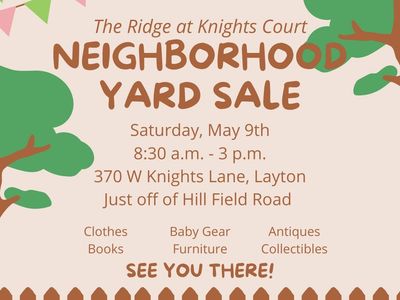 Neighborhood Yard Sale - Layton