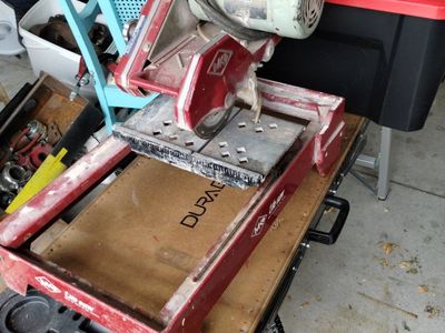 MK-101 Tile Saw with Leeson Motor - Durable Wet Saw for Professional Tiling Projects