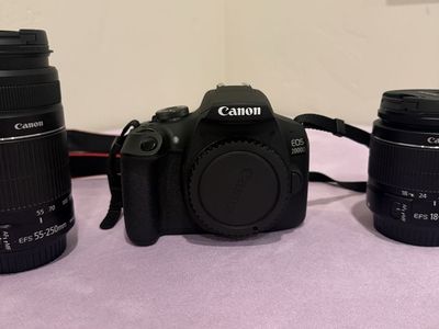 Canon EOS 2000D DSLR Camera Bundle – Like New