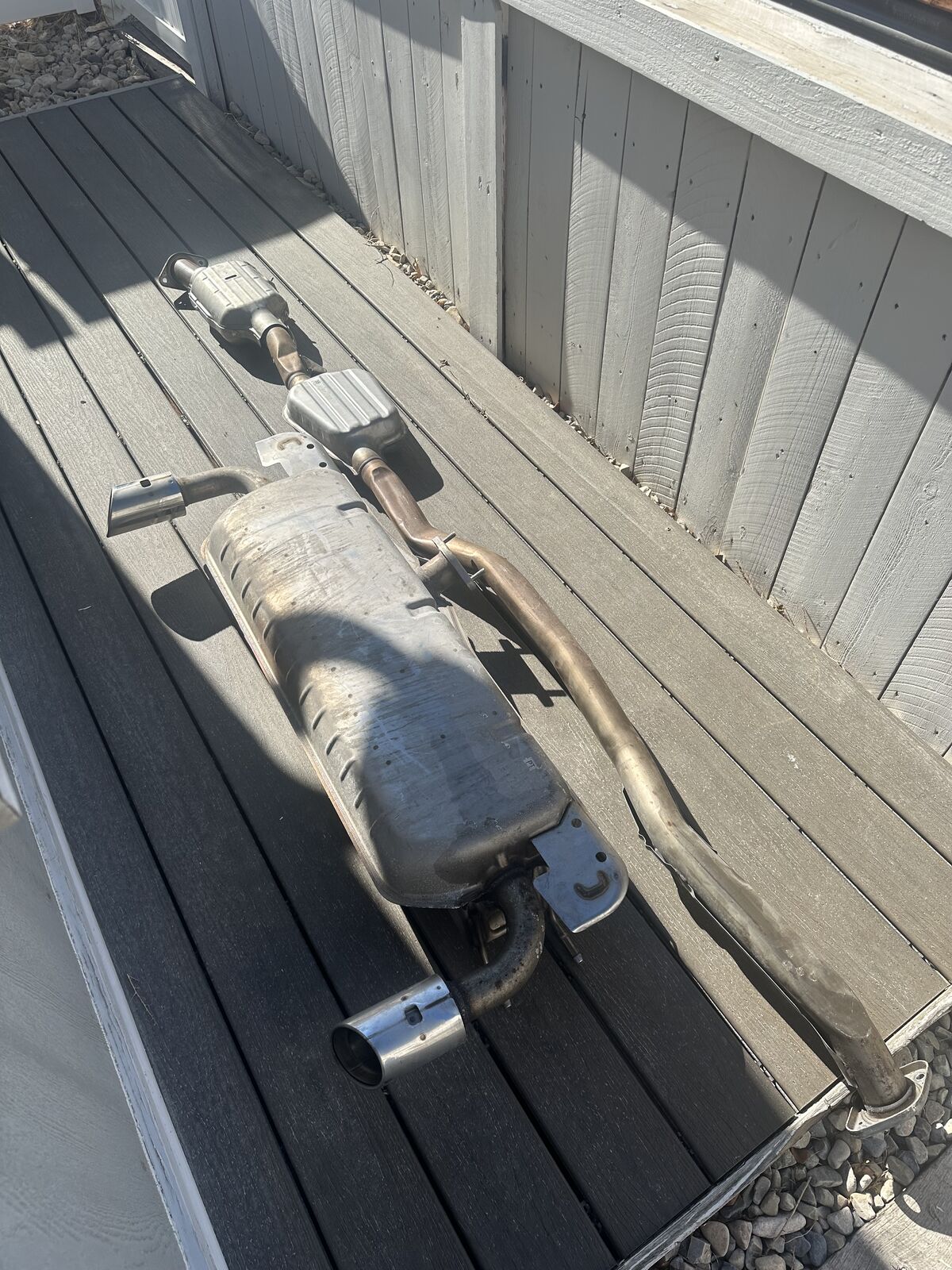 Exhaust muffler Mazda 3 carbon edition