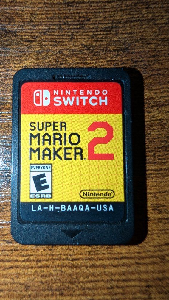 Nintendo Switch Super Mario Maker 2 Game Cartridge, ESRB Everyone