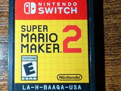 Nintendo Switch Super Mario Maker 2 Game Cartridge, ESRB Everyone