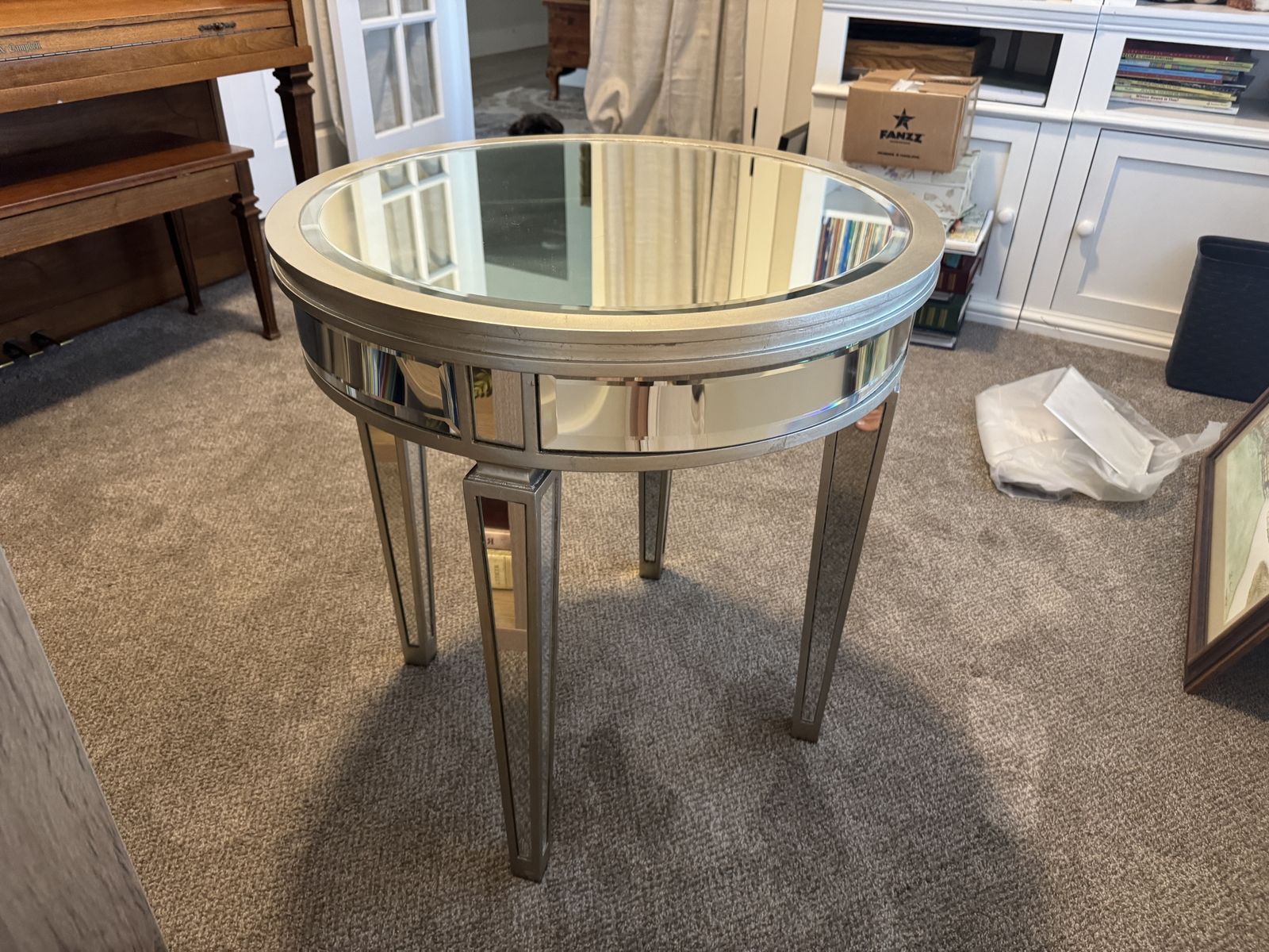 Glass Round Table