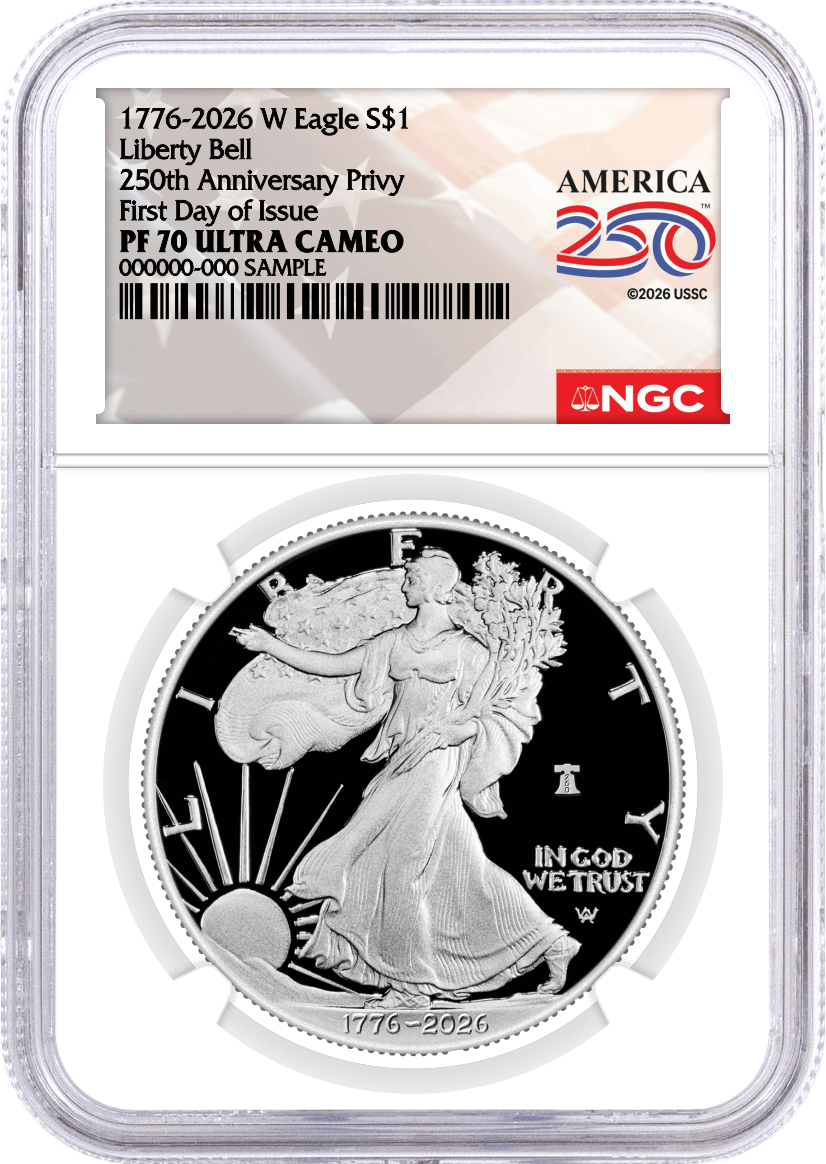 American Silver Eagle Proof PF70 Ultra Cameo Anniversaty addition