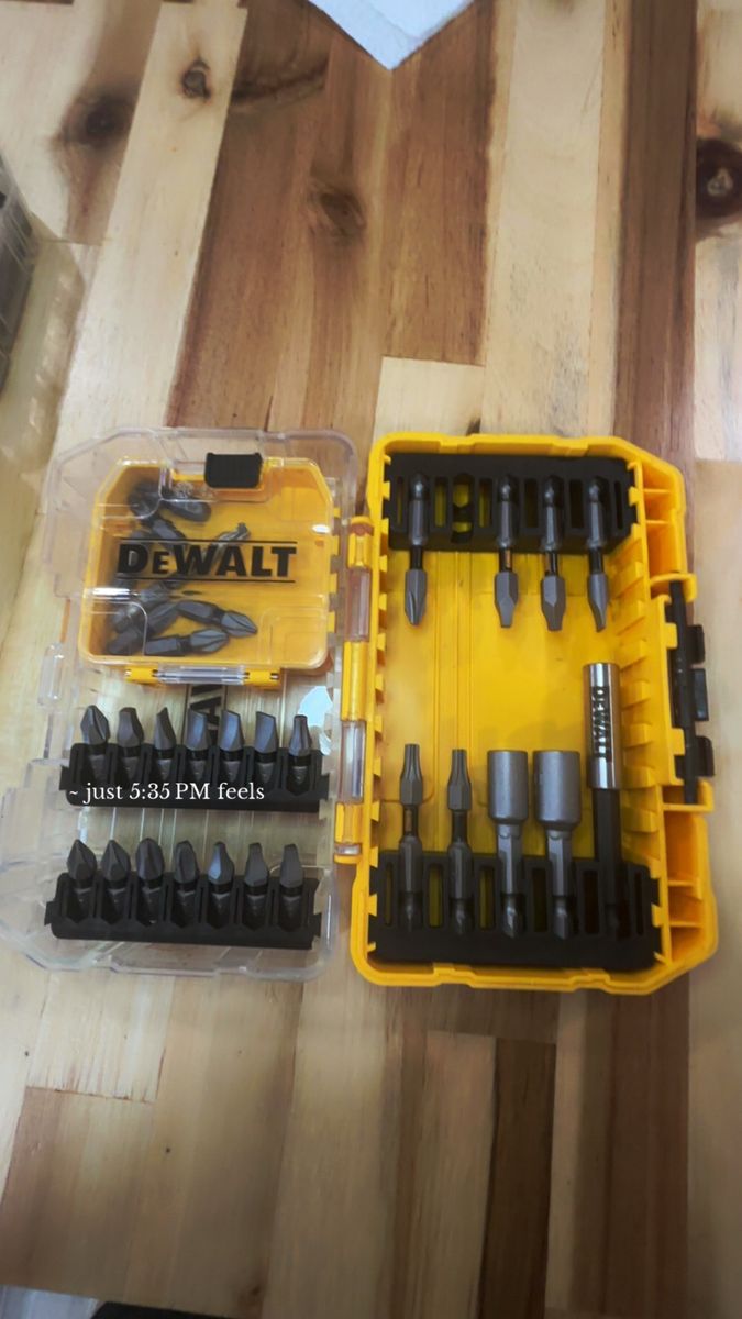 “dewalt impact ready bit sets / toughcase