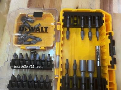“dewalt impact ready bit sets / toughcase