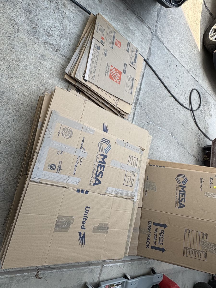 Moving Boxes $1 Each