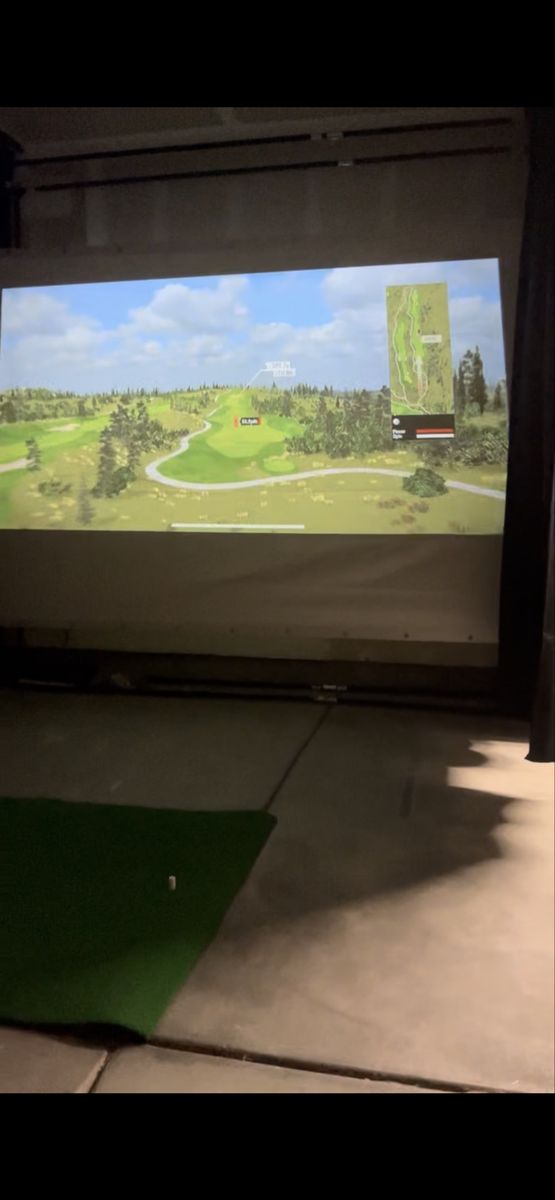 Golf Sim Frame & Projection Screen
