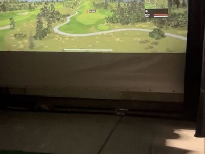 Golf Sim Frame & Projection Screen