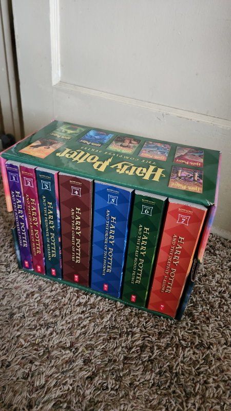 Harry Potter Complete Book Series Paperback Boxed Set Books 1-7 by J.K. Rowling