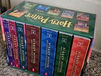 Harry Potter Complete Book Series Paperback Boxed Set Books 1-7 by J.K. Rowling