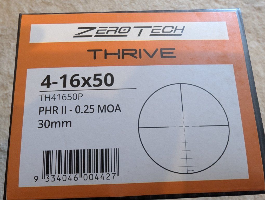 Zero Tech Thrive 4-16x50 PHR II