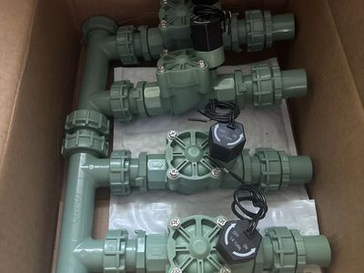 Brand new Orbit 4-Valve Sprinkler Manifold with Automatic Valves ($99 on Amazon)