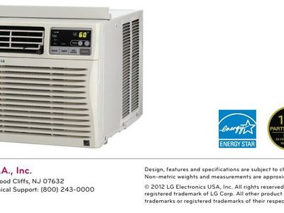 LG Window Air Conditioner LW8012ER