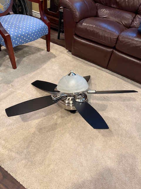 Hunter Suspended Ceiling Fan and Light