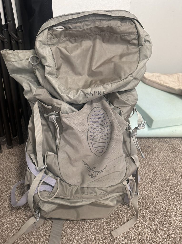 50L Osprey Backpacking Pack