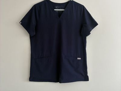 FIGS Navy Scrub Top & Bottoms Small $40 For Both