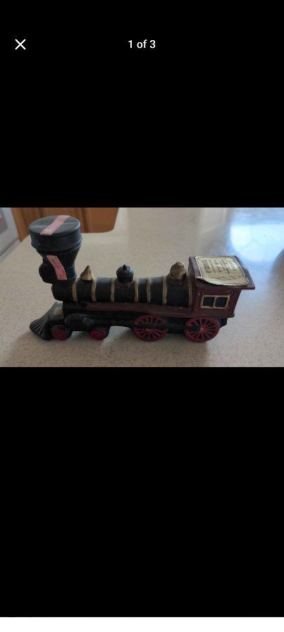 Vintage Jupiter Model Train Engine Cast Iron Steam Locomotive Decor