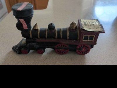 Vintage Jupiter Model Train Engine Cast Iron Steam Locomotive Decor