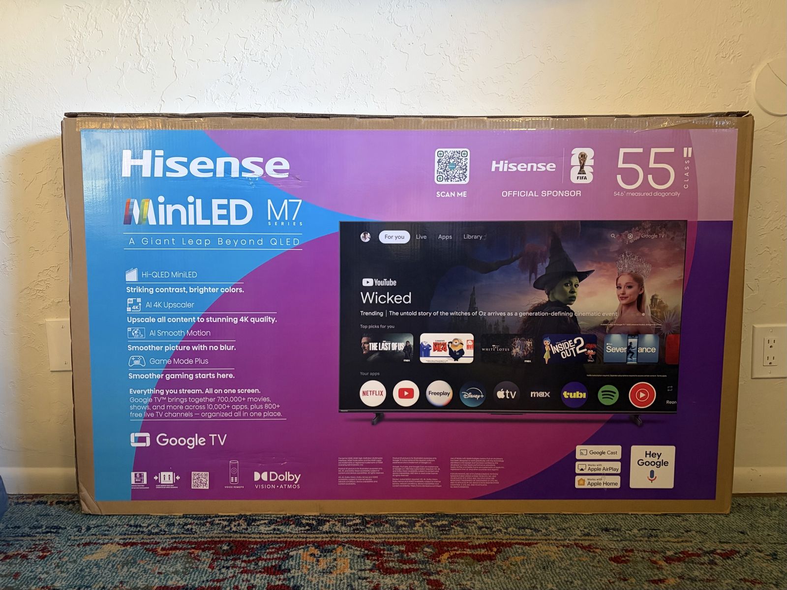 55" Hisense TV