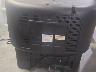 Vintage RCA CRT Television VCR Combo Unit Black