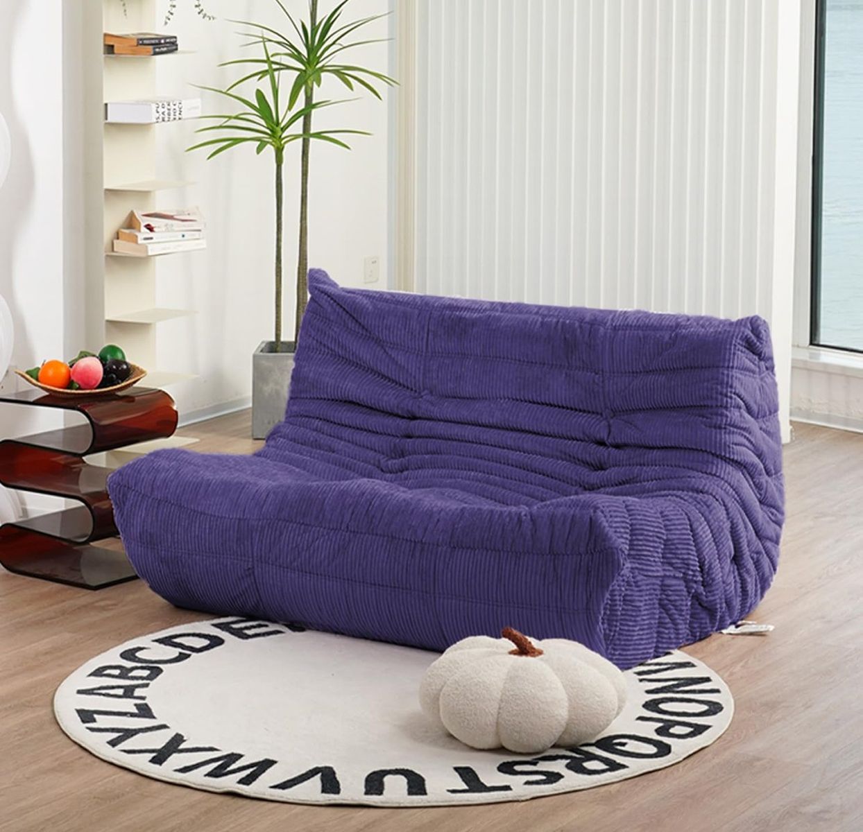 N&V Fireside Premium Corduroy Loveseat