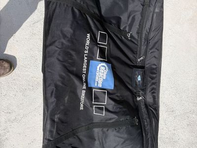 Soft sided bike travel bag