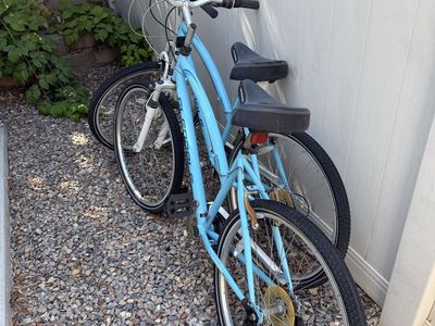 2 bikes needing repair