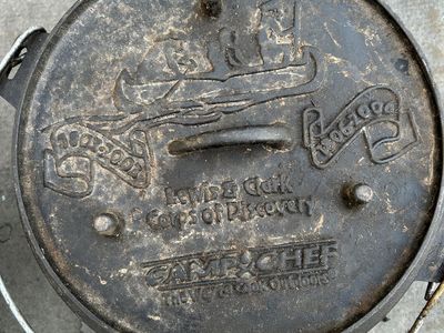 Camp Chef Lewis & Clark Corps of Discovery Cast Iron Dutch Oven Pot