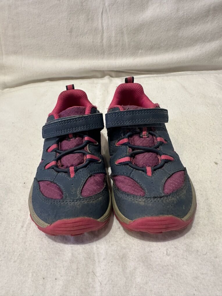 Merrell Toddler Size 9 Blue/hot Pink Hiking Shoes