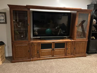 Beautiful Cherrywood Entertainment Center