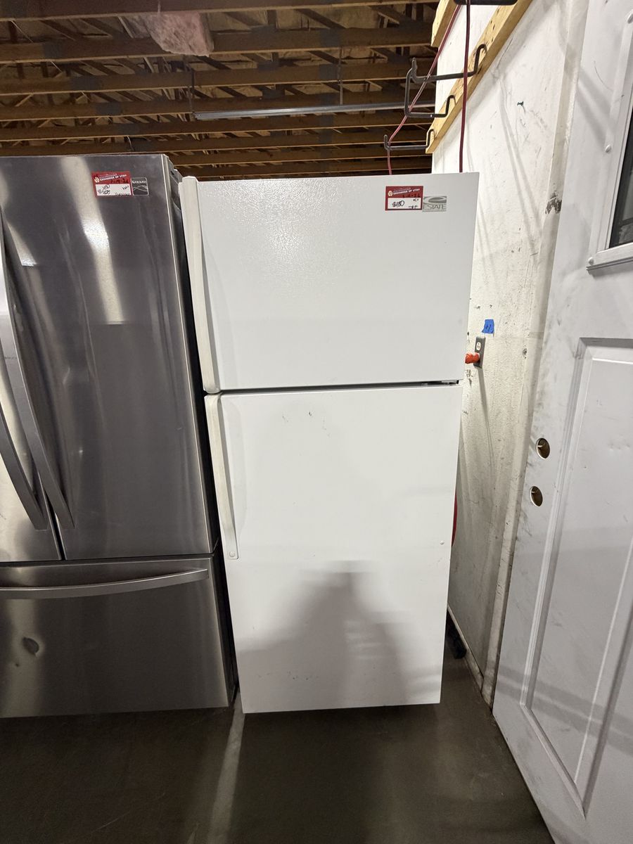 HURRY! GOOD CODITION ESTATE TOP BOTTOM FRIDGE