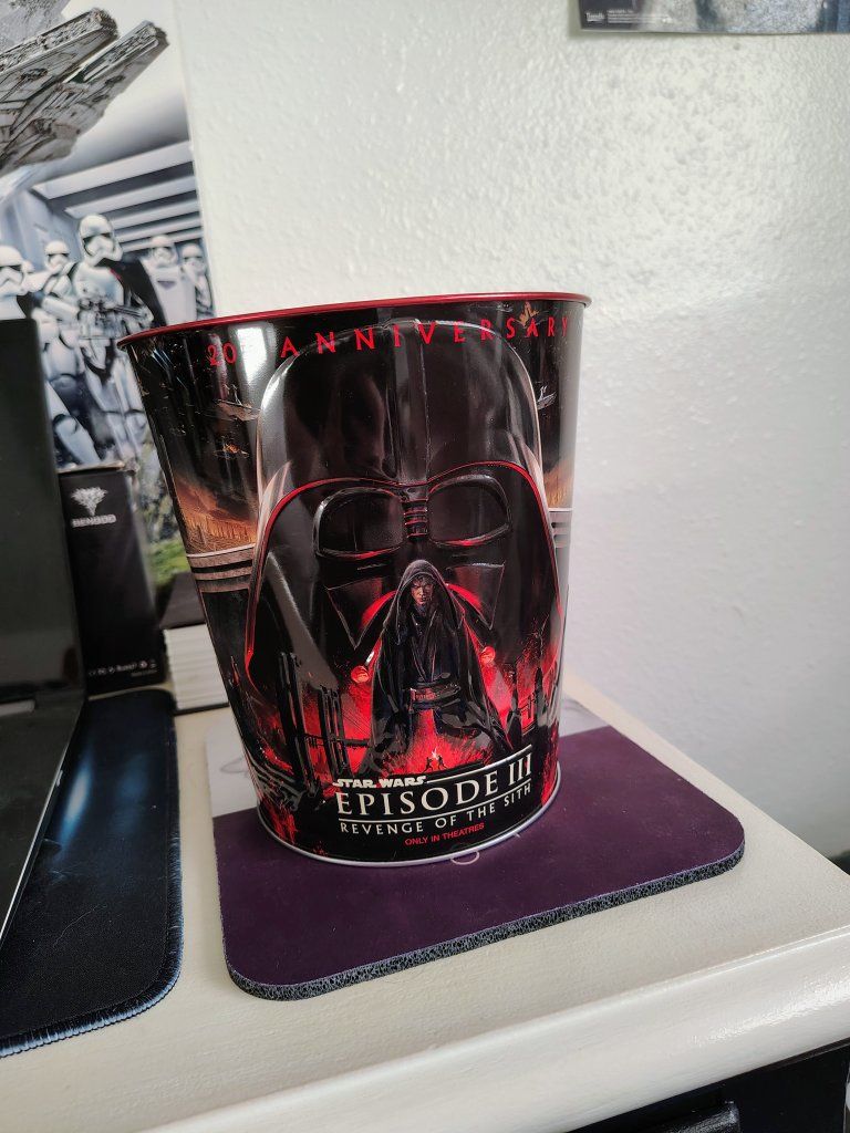 20th Anniversary Revenge of the Sith popcorn tin