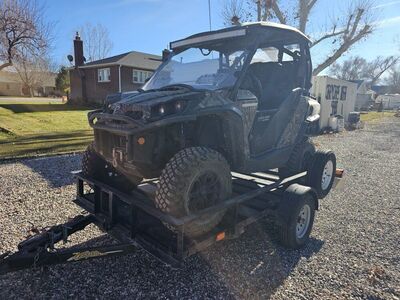 2017 Can Am Commander with trailer
