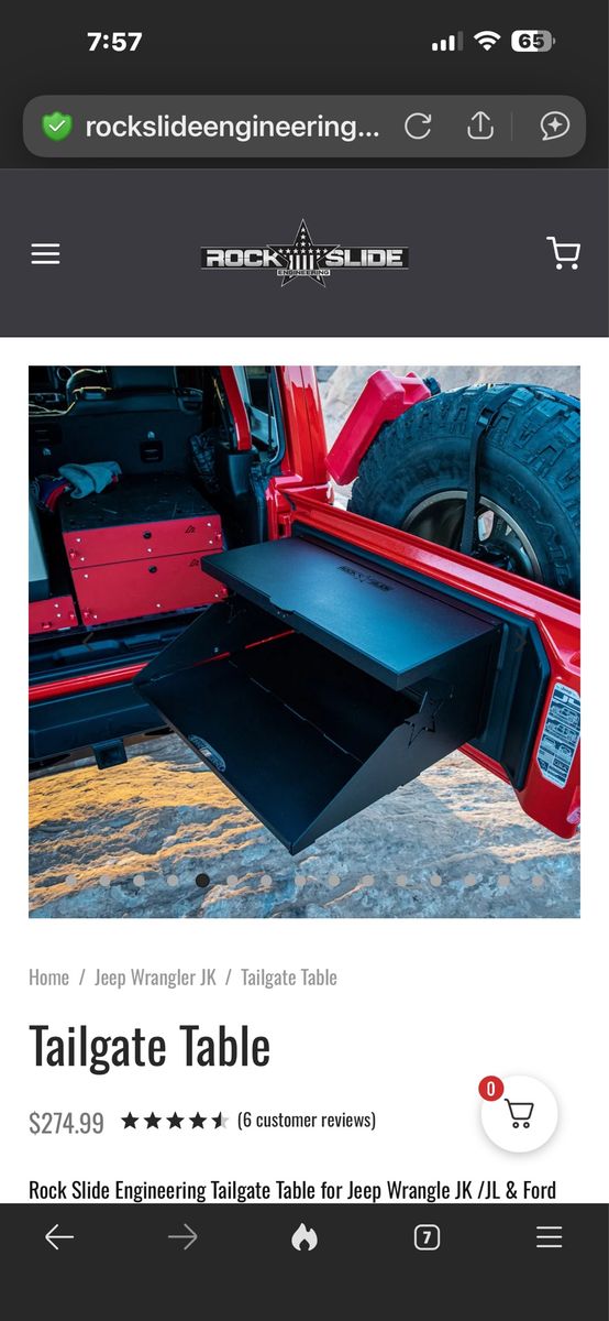 Overlanding Tailgate Table