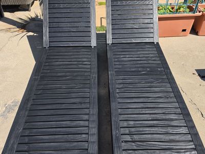 New Costway Chaise Longe Chairs Set of 2