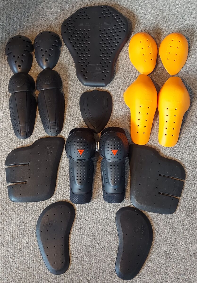 Assorted Motorcycle Body Armor Pads
