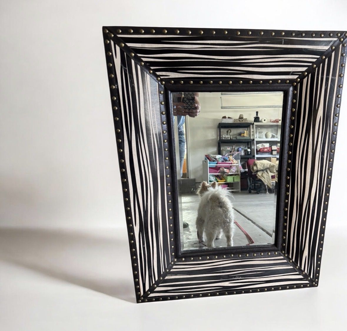 Black & White with Studded Frame