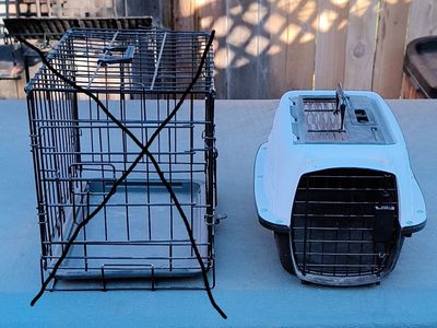 Small Pet Carrier One Wire One Regular Sold EACH Both Nice No Damage