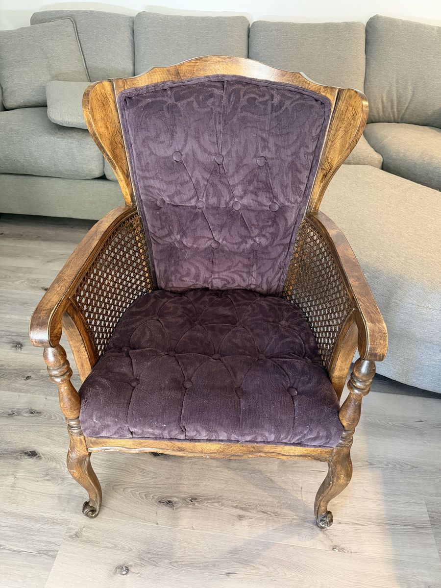 Vintage 1960’s wingback chair