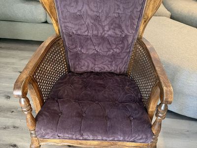 Vintage 1960’s wingback chair
