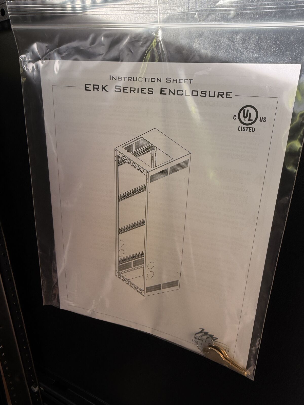 Middle Atlantic ERK-3525 35 RU ERK Series Rack