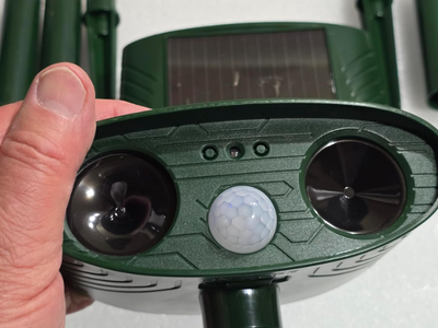 New in box 2 Pack Solar Ultrasonic Animal Repeller