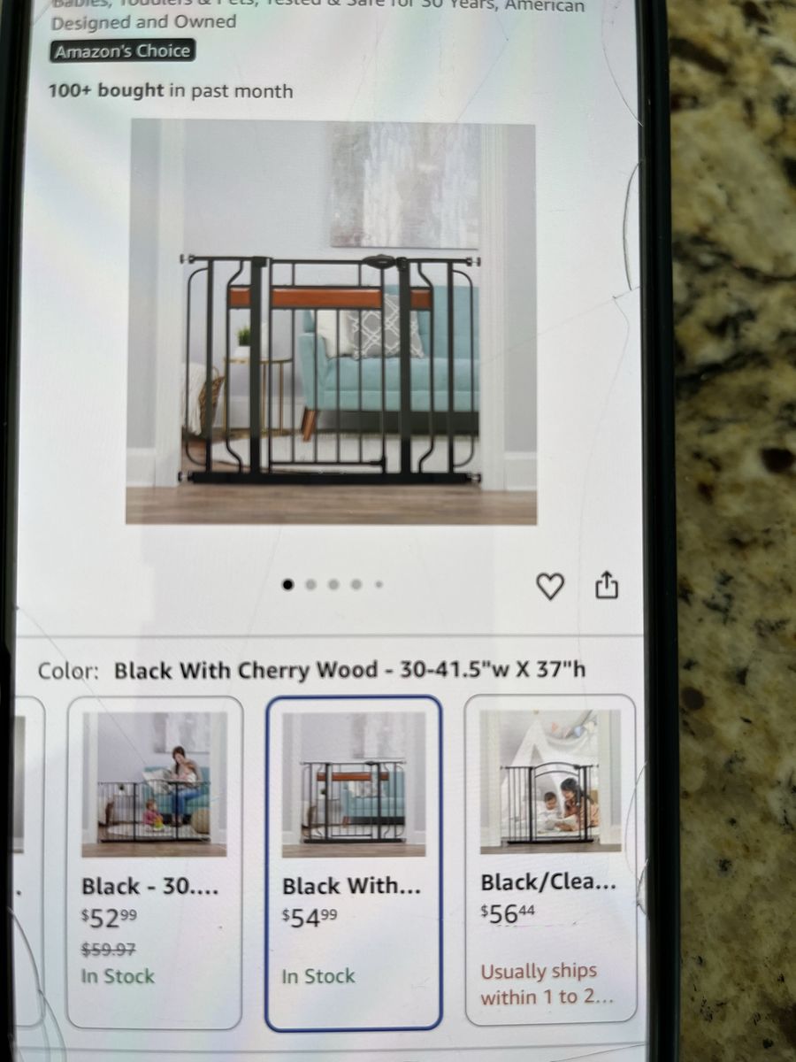 Regalo extra tall baby or pet gate 37” tall different attachments for wider.