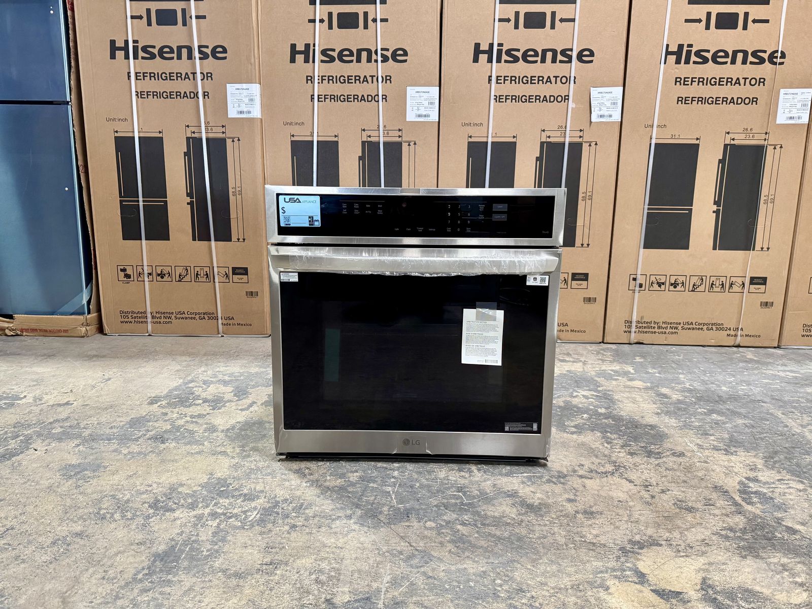 LG ELECTRIC WALL OVEN WITH CONVECTION