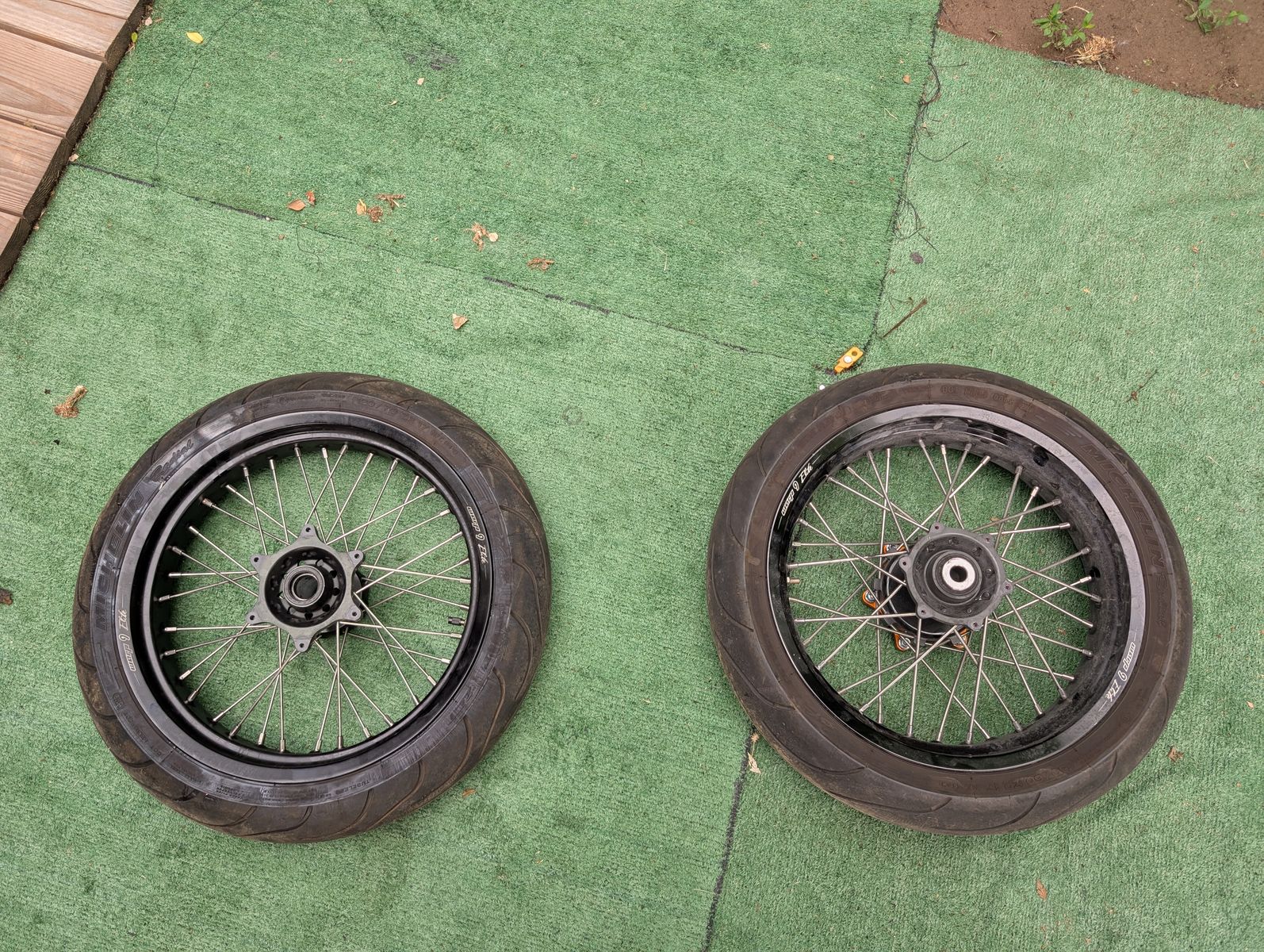 Warp 9 Elite Cush Hub Supermoto Wheels KTM