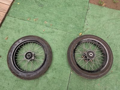 Warp 9 Elite Cush Hub Supermoto Wheels KTM